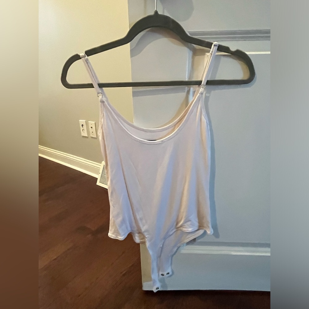 NWOT White Scoopneck Bodysuit